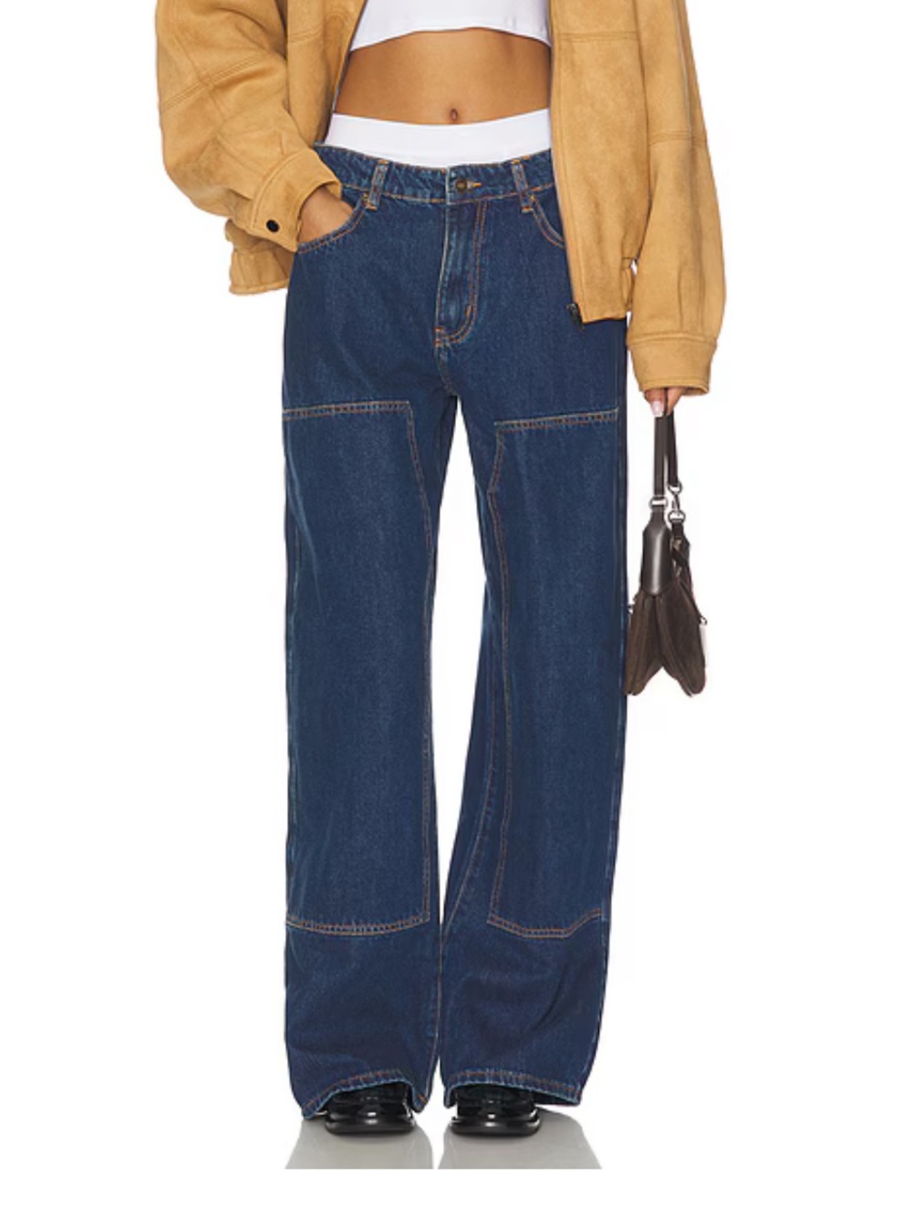 Lioness Anchor Jean Mid-Blue NWT